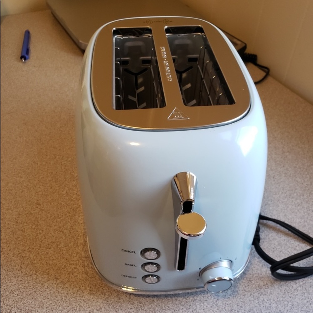 Keenstone 2 Slice Toaster Retro Stainless Steel